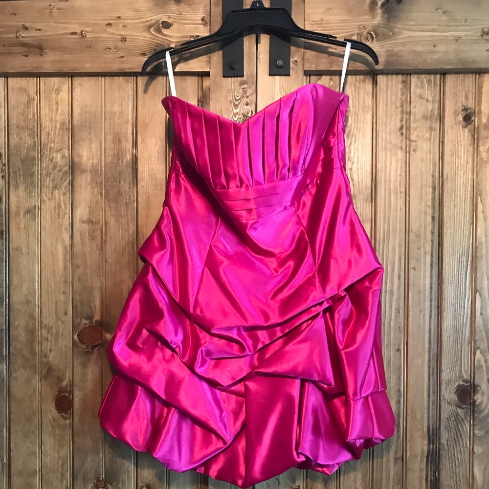 Hot Pink Jessica McClintock dress